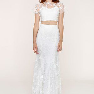 Two-Piece Wedding Dress from Nordstrom, NWT
